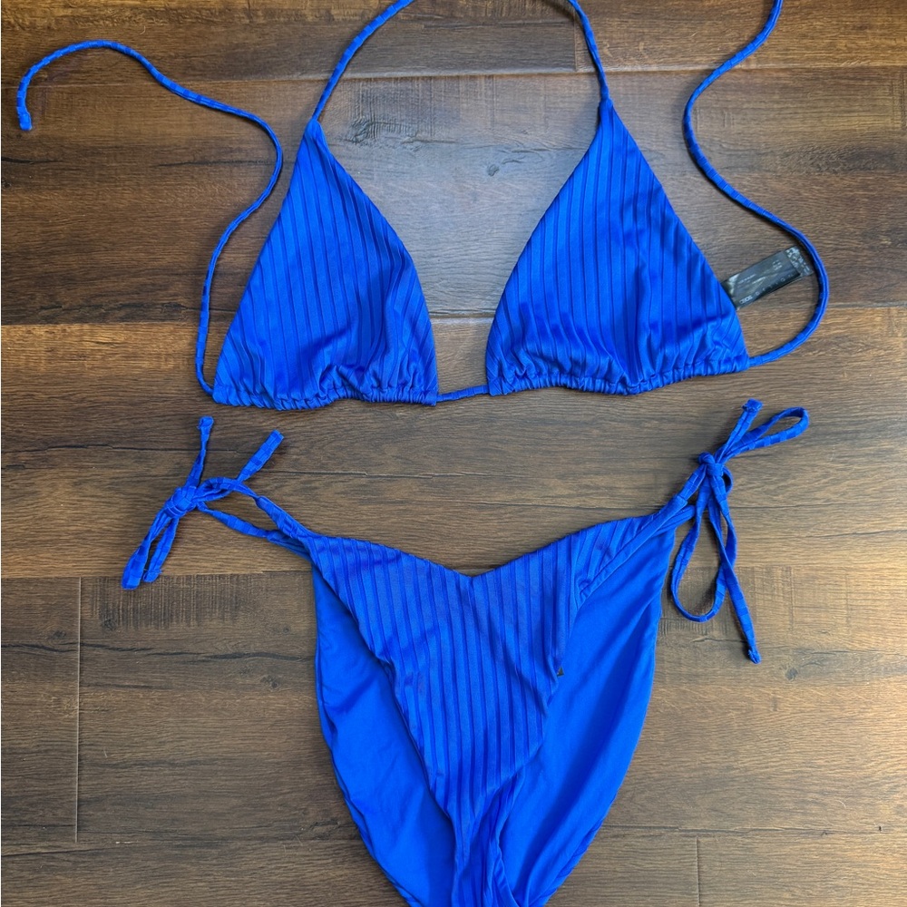 EUC Vibrant Blue Bikini Set